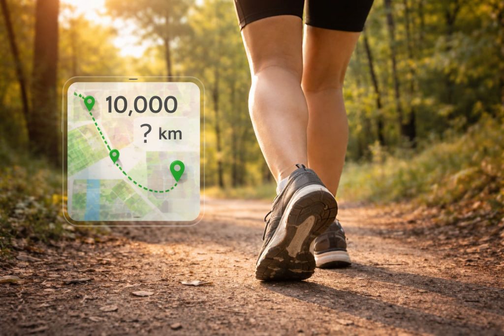 marche 10000 pas en km